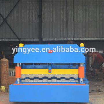 Welcomed in Africa Colored steel sheet glazed tile cold rolling form machine/glazed tile roll forming machine