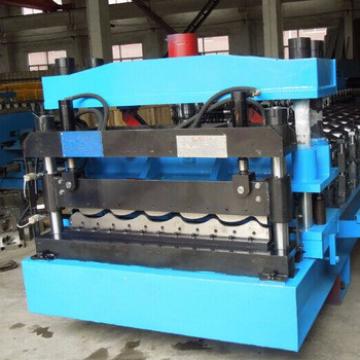 Fast speed double layer roll forming machine /double layer trapezoid and corrugated roof sheet making machine