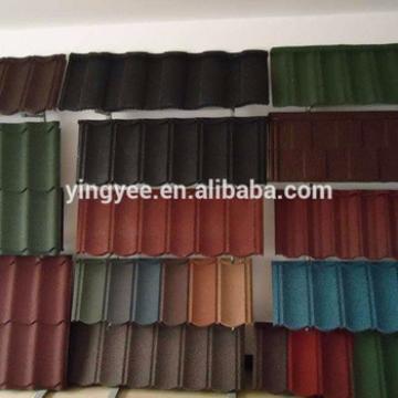 decorative function Stone Coated Metal Roof Tile Roll Forming Machine