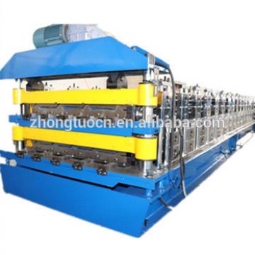 Steel double layer roll forming machine