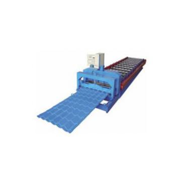 PLC Automatic Glazed roof tile roll forming machinery for building material