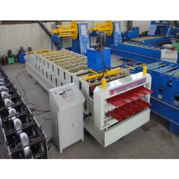 double layer glazing tiles roll forming machine