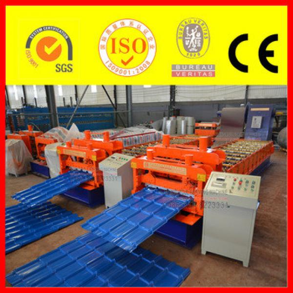 2018 new product Roof Sheet Glazed Tiles Roll Forming Machine #1 image