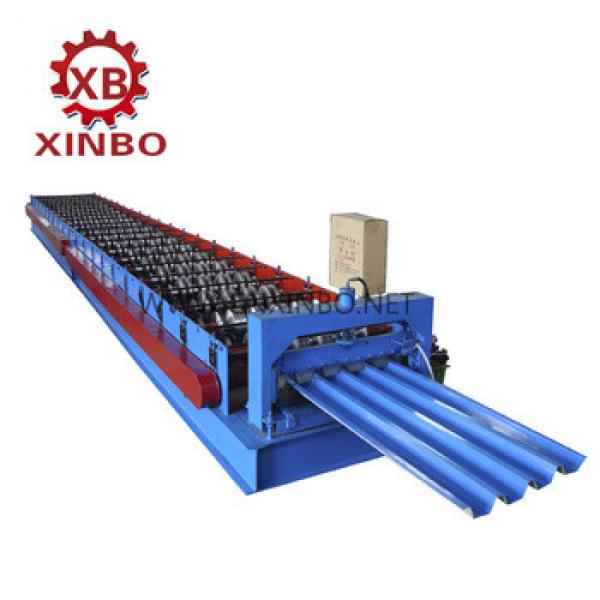 colour PPGI and GI plate high wave cold roll forming making machine #1 image