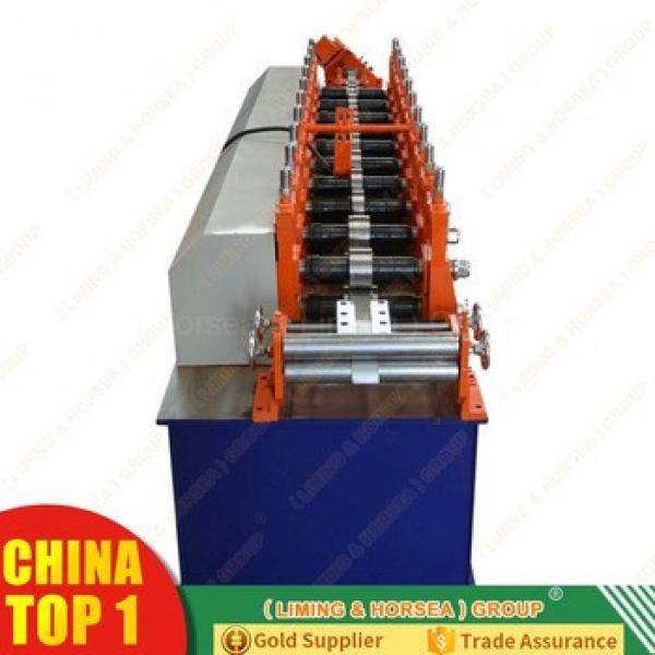 customize quality metal supermarket shelves low price double layer ceiling joist cold roll forming machine #1 image