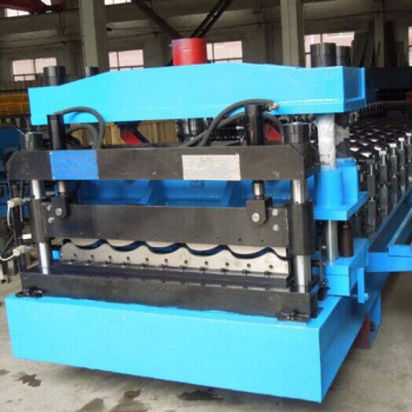 metal roof tile making machine | Trapezoidal roof sheets roll forming machine | cold rolling machine #1 image