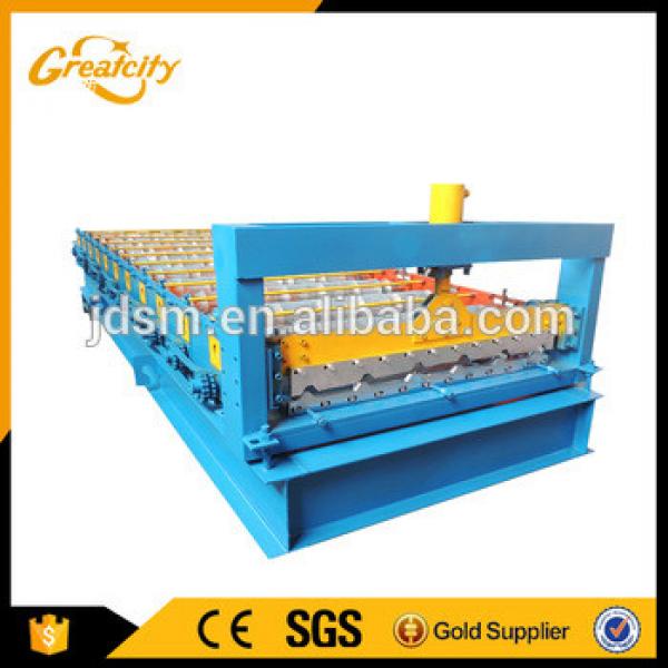 Hot Sale Double Layer House Building Roof and Wall Steel Panel Hydraulic Automatic Color Glazed Tile Roll Forming Machine #1 image
