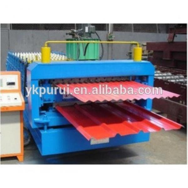 popular selling metal roofing machines of double-layer sheet roll forming machine #1 image